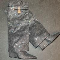 Stivali Mod. Shark Lock Strass