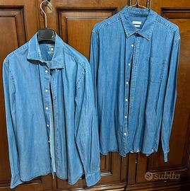 Camicie J. Hart & Bross simil denim taglie L e XL