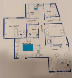 Splendido ampio studio medico zona ospedale