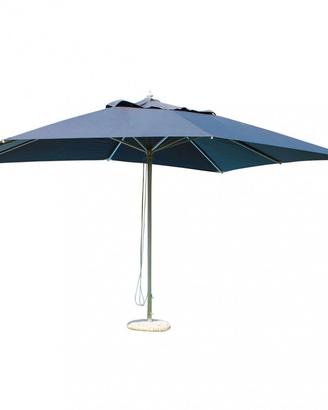 Ombrellone Giardino 3x4m Alluminio con Mantovana