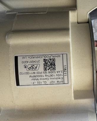 Motore lavatrice Whirlpool