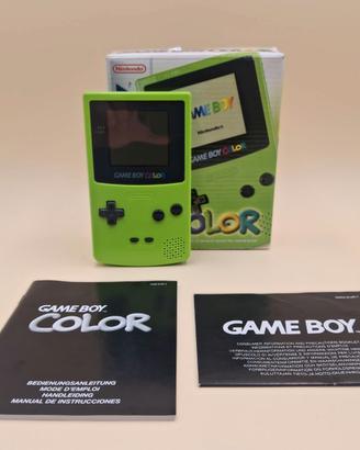 Nintendo Game Boy Color Verde Lime CGB-001 Pal