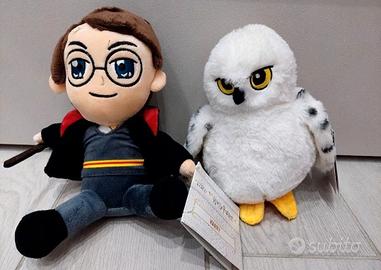 Pupazzo herry potter con gufo edvige