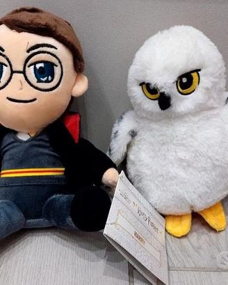 Pupazzo herry potter con gufo edvige