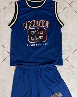 COMPLETO BASKET VINTAGE/RETRÒ "89 CHAMPIONSHIP"