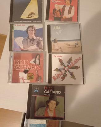 4 cd originali rino gaetano + 3 raccolte
