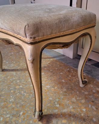 sgabello stile 700 veneziano 