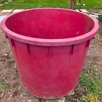 Mastellone rotondo vinaccia 500 litri, da riparare