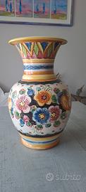 vaso in terracotta artigianale Deruta
