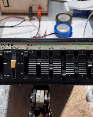 Equalizzatore grafico auto anni 80 Pioneer BP-720