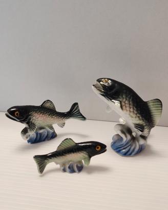 Miniature pesci in porcellana bone China