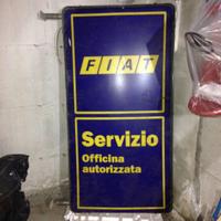Insegna Fiat Servizio vintage