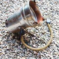 Faretto industriale vintage in metallo – 23 cm 