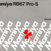 Manuale Istruzioni Mamiya RB 67 Pro-S