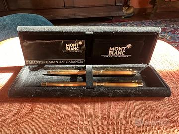 Set monblanc noblesse 18k stilografica+sfera