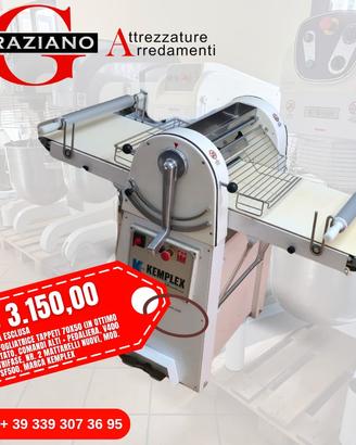 SFOGLIATRICE Kemplex TAPPETI 70X50 seminuova