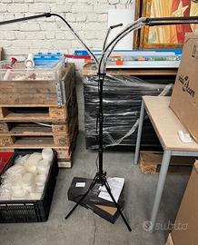 Lampada da coltivazione con treppiede a led 80 W