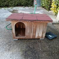 Cuccia cane il legno con tetto rimovibile