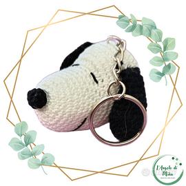 Snoopy amigurumi portachiavi