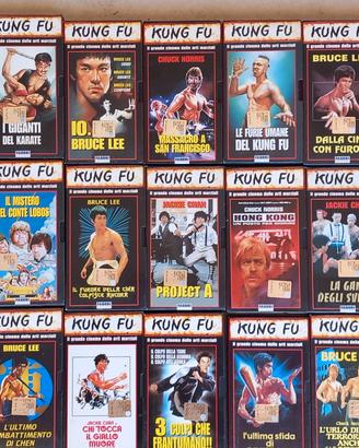 collezione VHS di Kong fu 