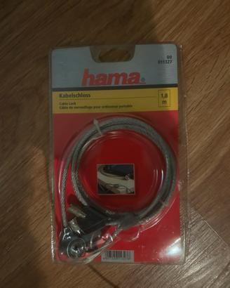 Lucchetto di sicurezza hama per notebook
