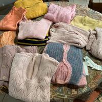 stock di maglie lana cotone