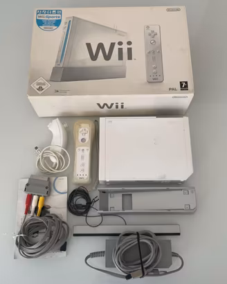 Nintendo Wii Completa con Scatola e Accessori