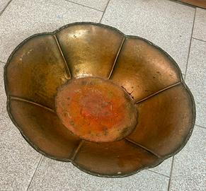 vaso rame aregentato