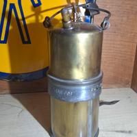 Lampada ad acetilene, carburo, miniera.