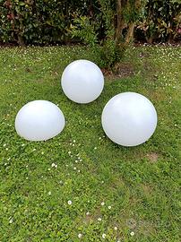 Sfera lampada da giardino