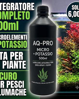 Nutriente per Piante d'Acqua Dolce e Acquascaping