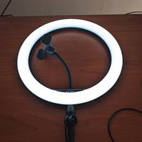 K&F Concept Ring Light luce dimmerabile usb