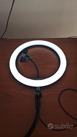 K&F Concept Ring Light luce dimmerabile usb