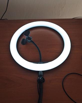 K&F Concept Ring Light luce dimmerabile usb