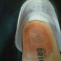 scarpe,polacchine CLARKS camoscio nero,vibram 9/43