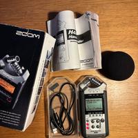 Zoom H4 next handy recorder + SD + grip