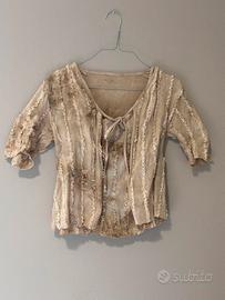 Twin set marrone chiaro