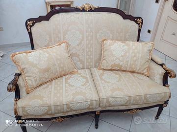 Divano Salotto Due Posti Stile Napoleone Nuovo