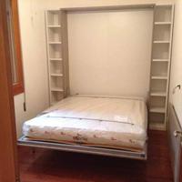 Letto a scomparsa matrimoniale rovere