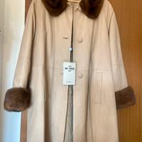 Cappotto in pura pelle