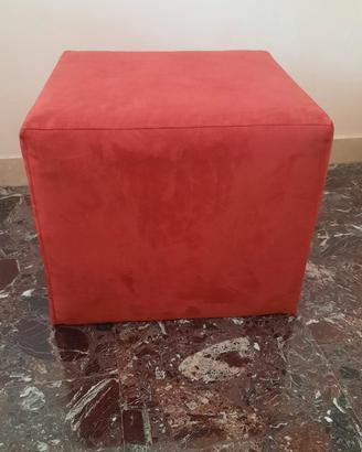 Pouf poggiapiedi in velluto