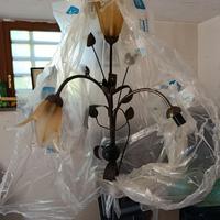 PIANTANA LUCE, QUADROTTI SPECHIO, ASTA TENDA E LAM