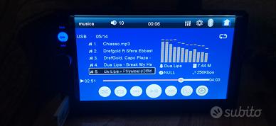 Autoradio doppio din bluetooth nuovo