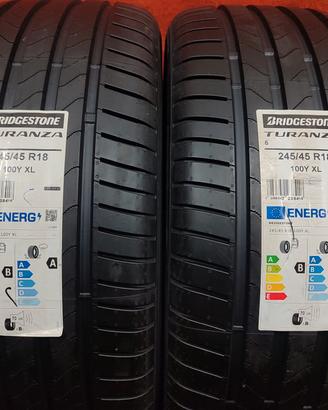 245 45 18 Gomme Estive Nuove Bridgestone 245 45R18