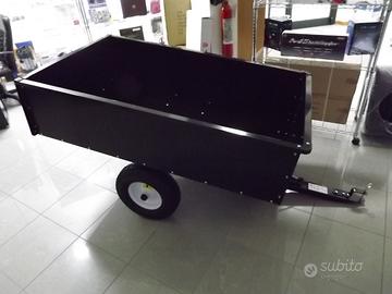 Rimorchio Zincato Carretto Carrello Traino gomma