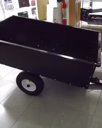 Rimorchio Zincato Carretto Carrello Traino gomma