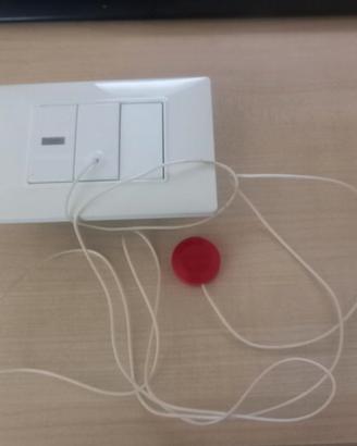 Placca Vimar Plana con Pulsante chiamata tirante
