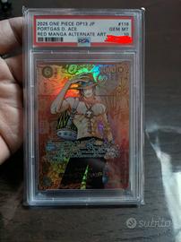 One Piece Portgas D. Ace MANGA ART - OP13 JP