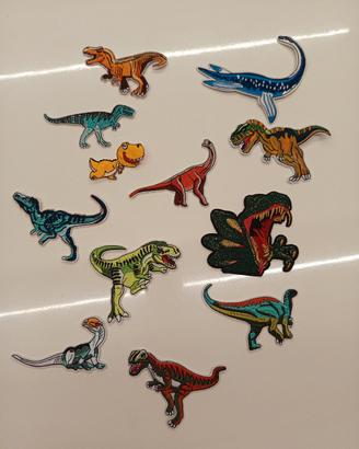 Toppe termo adesive a tema dinosauri 