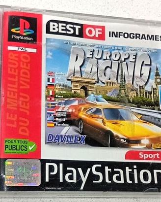 PS1 Europe racing Testato funzionante